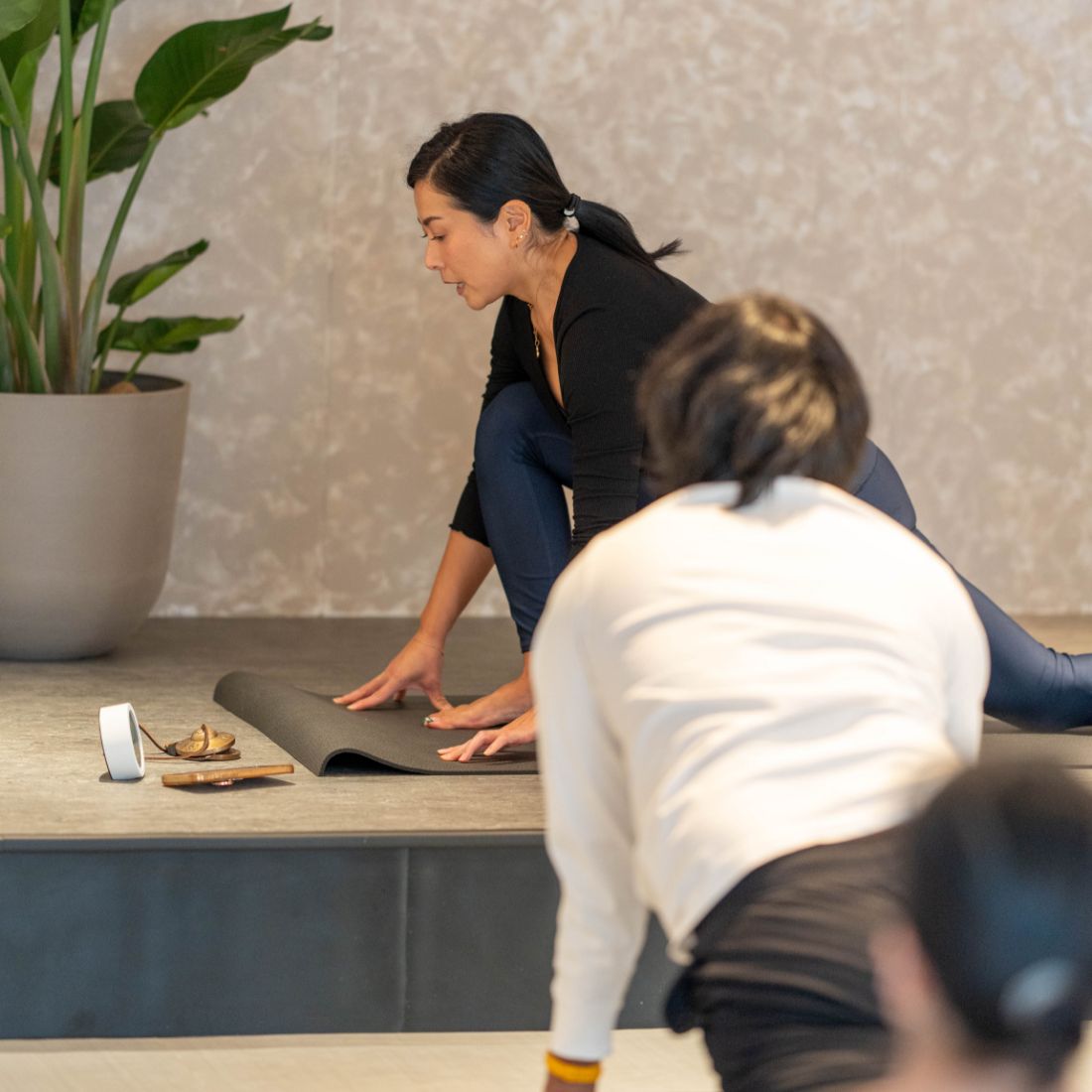 English-led yoga classes taught by qualified, multilingual instructors